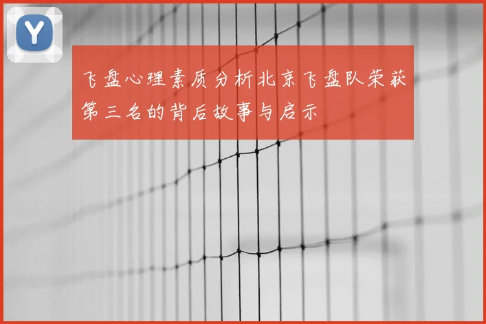 飞盘心理素质分析北京飞盘队荣获第三名的背后故事与启示