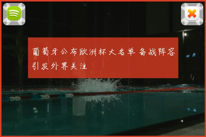 葡萄牙公布欧洲杯大名单 备战阵容引发外界关注