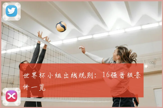 世界杯小组出线规则:16强晋级条件一览